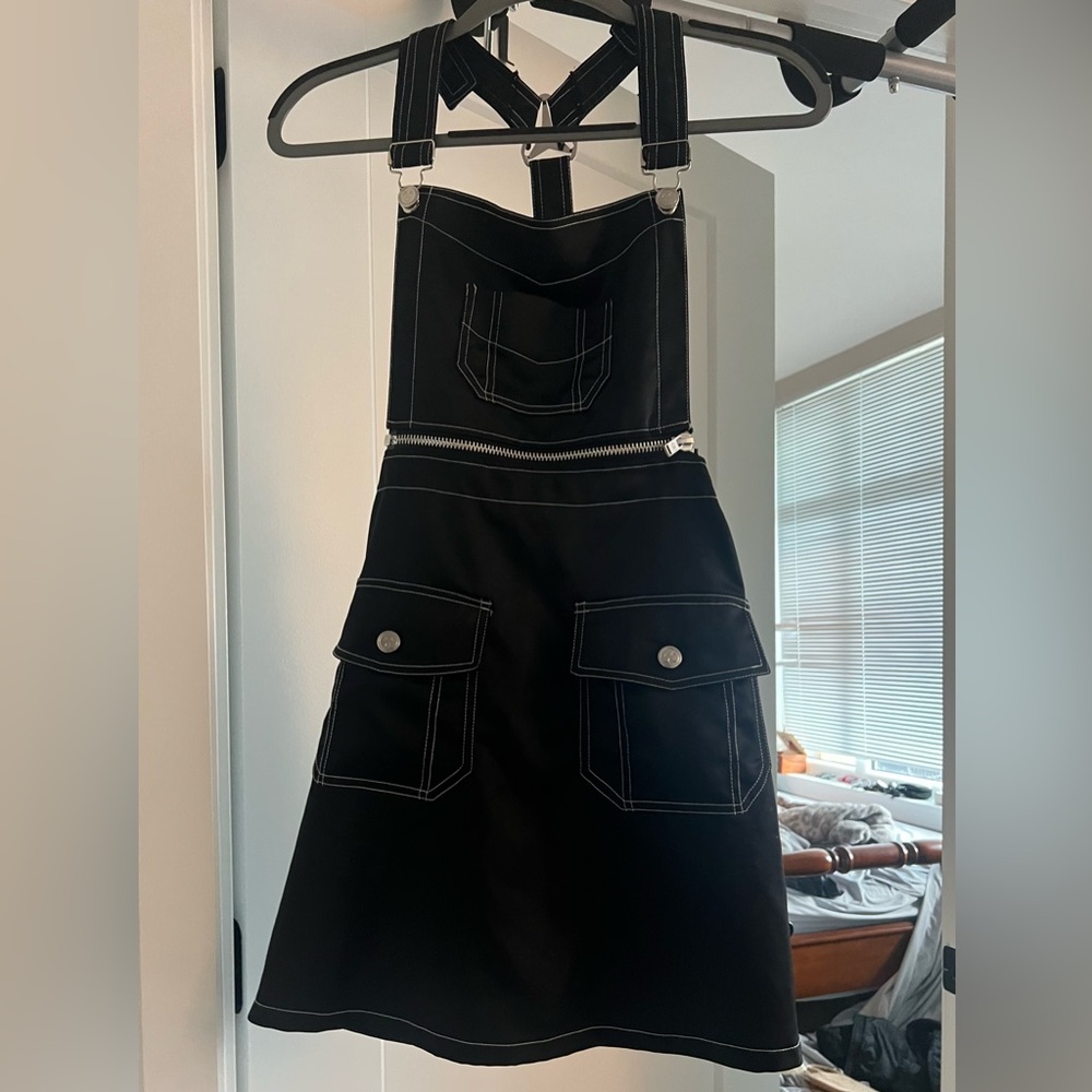 Current Mood Overall Zipper Dress (Dolls Kill)